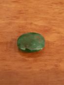 7.45 Ct natural emerald. Natural stone. The price includes certificate,
