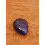 15.25 Ct natural sapphire cabochon certificate IGL. Natural stone.