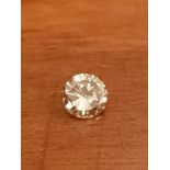 0.17 Ct natural diamond L-B. Natural stone.