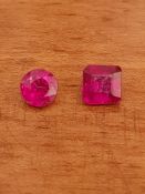 Natural Ruby 2.35 Ct certificate IGL. Natural stone. Glass filled treatment. The price includes