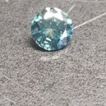 0.25 Ct natural diamond fancy blue certificate IGL. Natural stone.