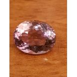 10.42 Ct natural amethyst IGL certificate. Natural stone.