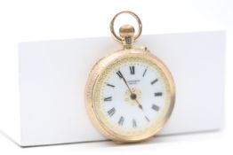 9ct Yellow Gold Ladies T.Pattorine, Swiss Made Pocket Watch