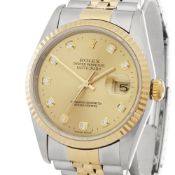 Rolex Datejust 36 Stainless Steel & 18K Yellow Gold - 16233