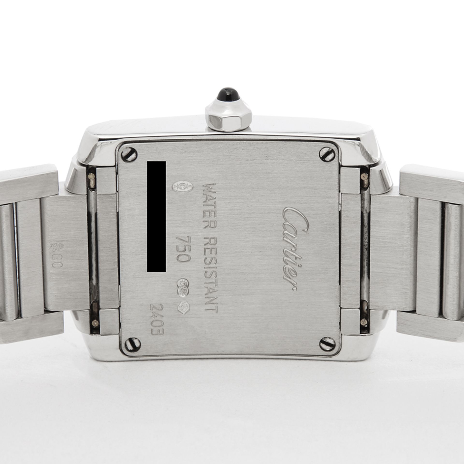 Cartier Tank Francaise 18K White Gold - W50012S3 - Image 7 of 7