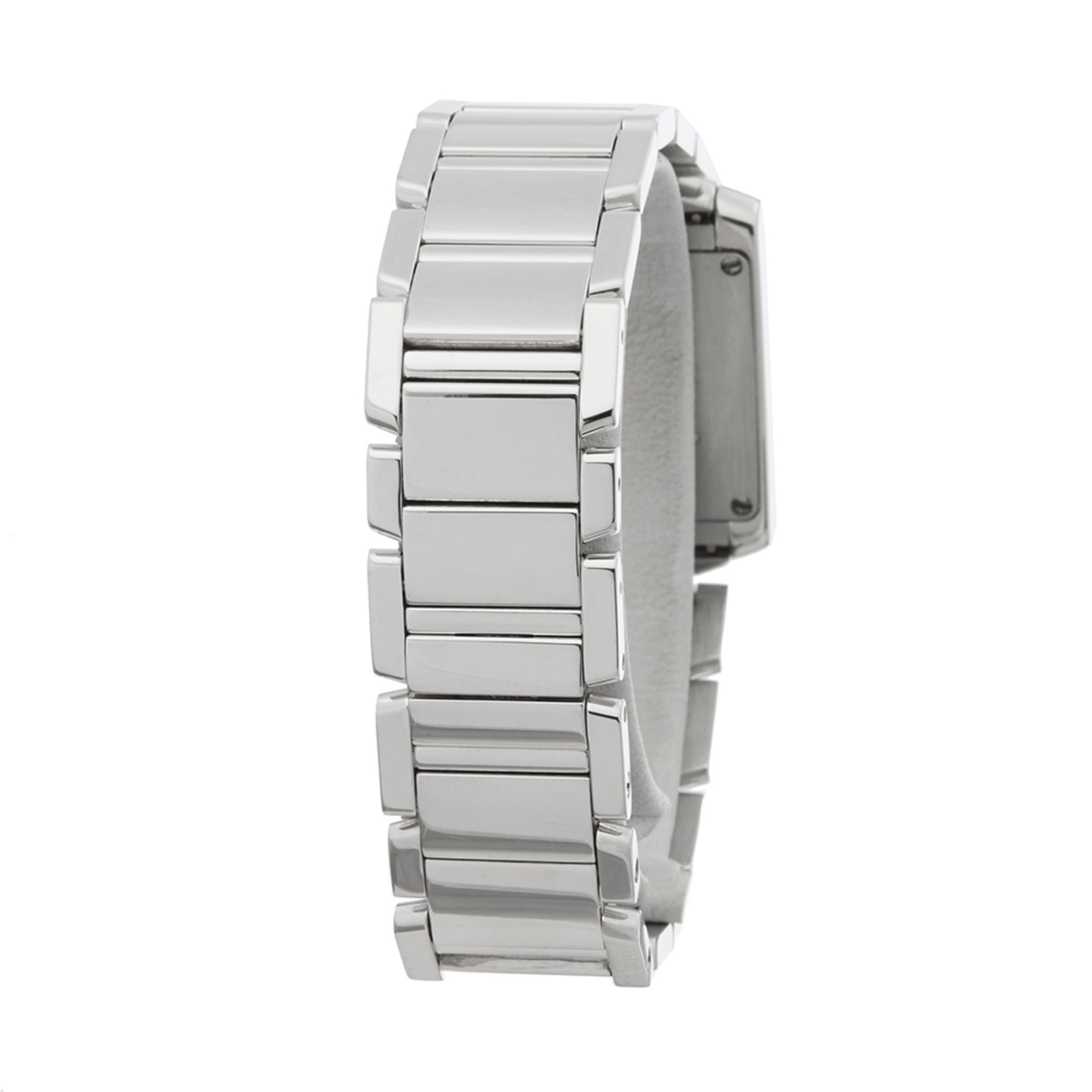 Cartier Tank Francaise Diamond 18K White Gold - WE1002S3 - Image 6 of 7