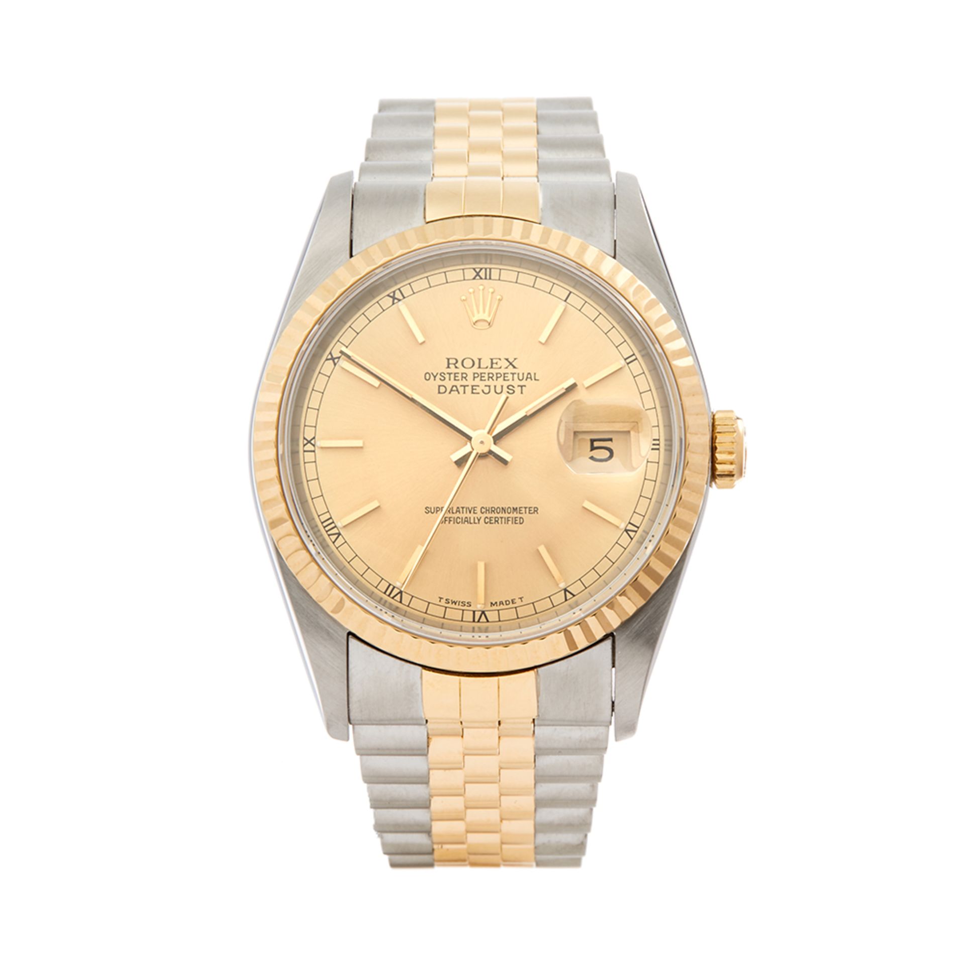 Rolex Datejust 36 Stainless Steel & 18K Yellow Gold - 16233 - Image 2 of 7