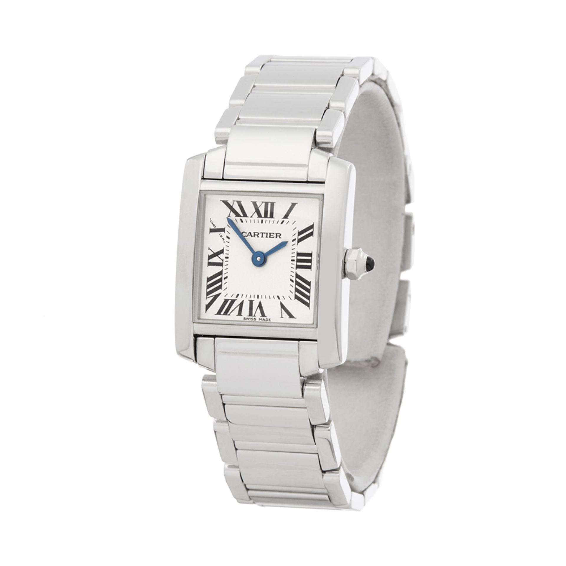 Cartier Tank Francaise 18K White Gold - W50012S3 - Image 3 of 7