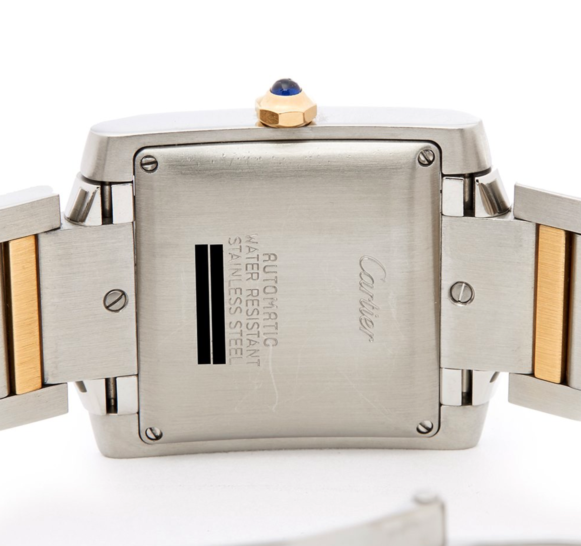 Cartier Tank Francaise Stainless Steel & 18K Yellow Gold - W51005Q4 - Image 5 of 7