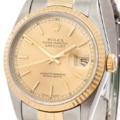 Rolex Datejust 36 Stainless Steel & 18K Yellow Gold - 16233