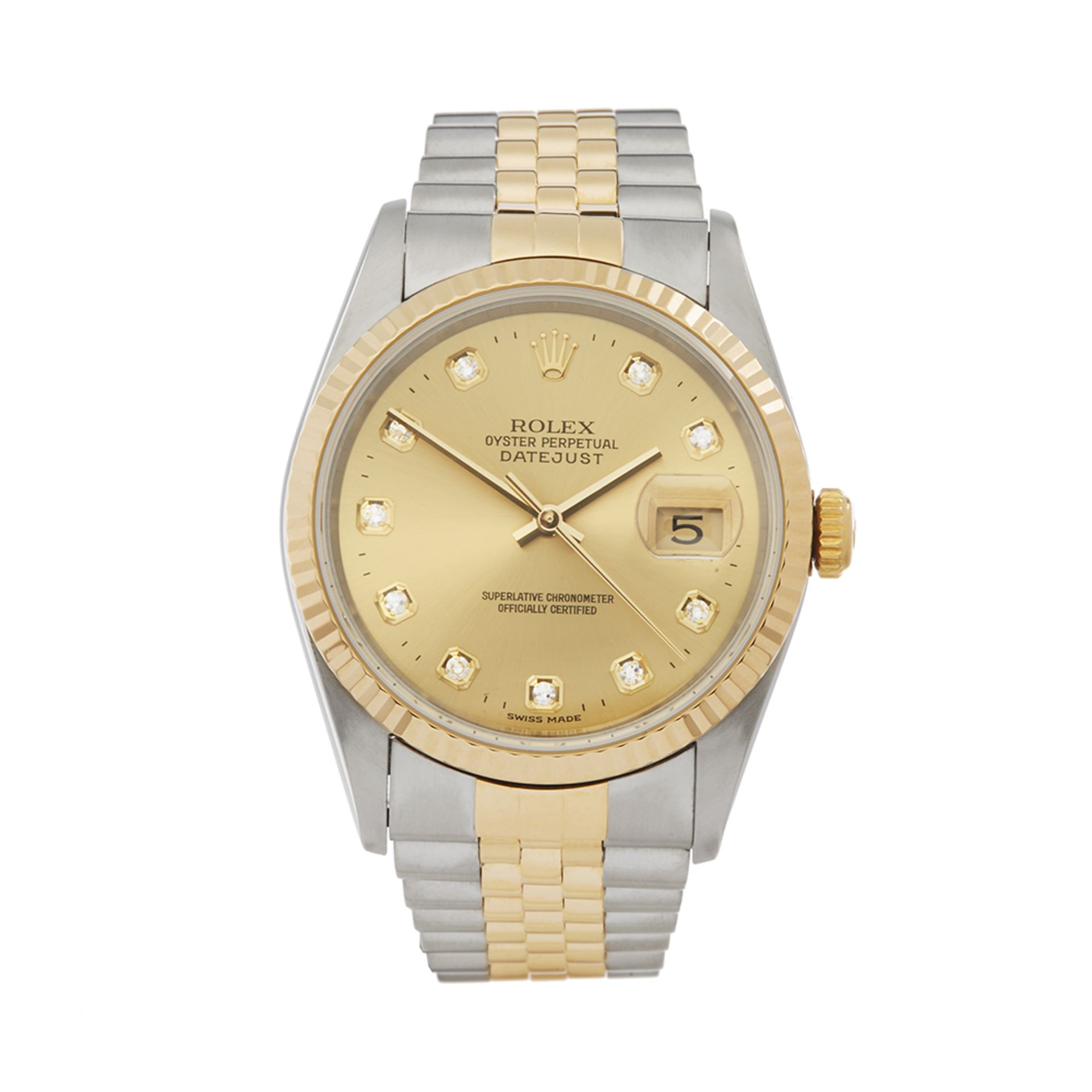 Rolex Datejust 36 Stainless Steel & 18K Yellow Gold - 16233 - Image 2 of 7