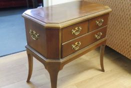 Mid Century American Cabinet With Brass Handles