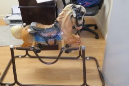 Vintage Childs Toy Rocking Horse