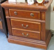 Decorative Inlaid Chest Of Drawers