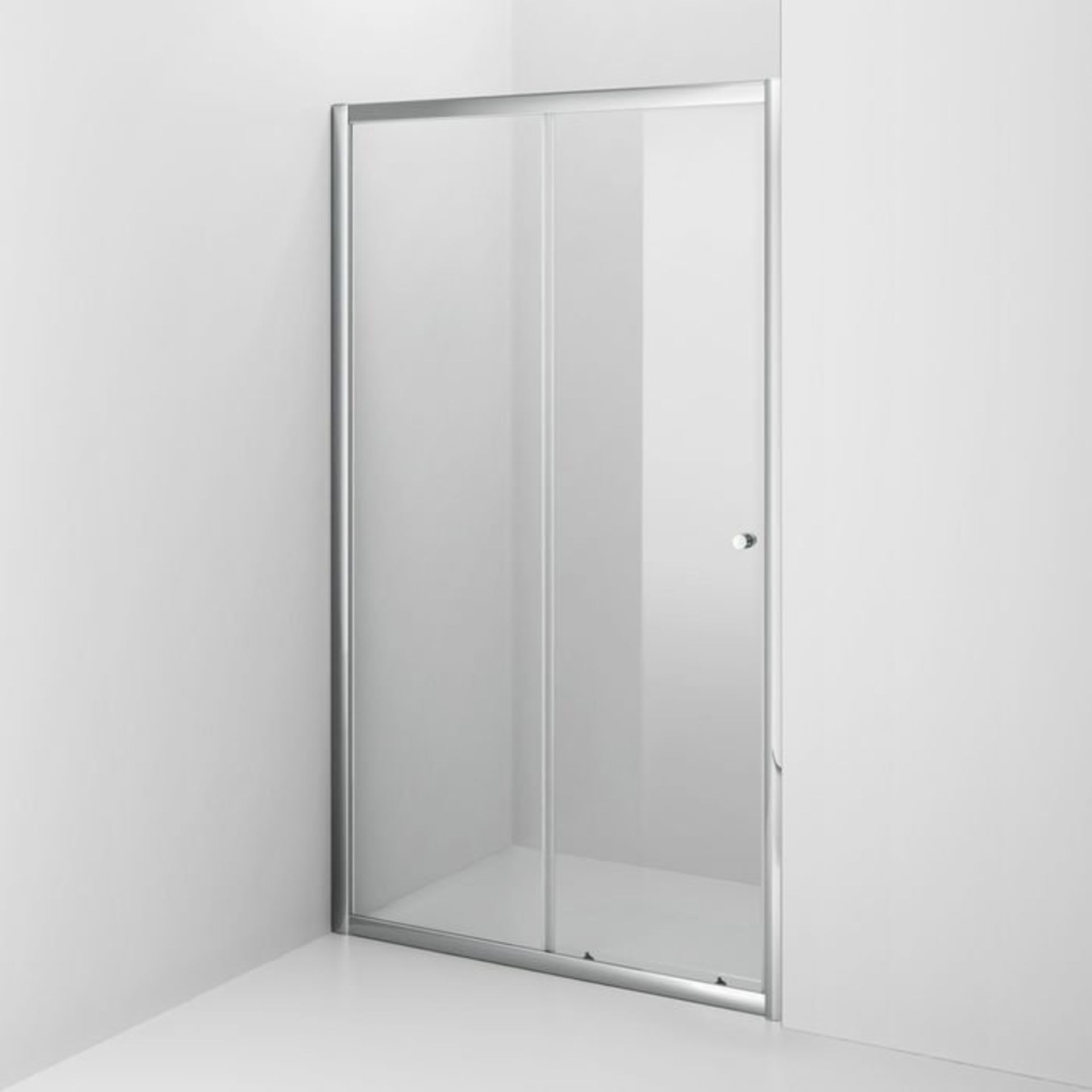 (M29) 1200mm - Elements Sliding Shower Door. RRP £299.99. 4mm Safety Glass Fully waterproof tested - Image 5 of 6