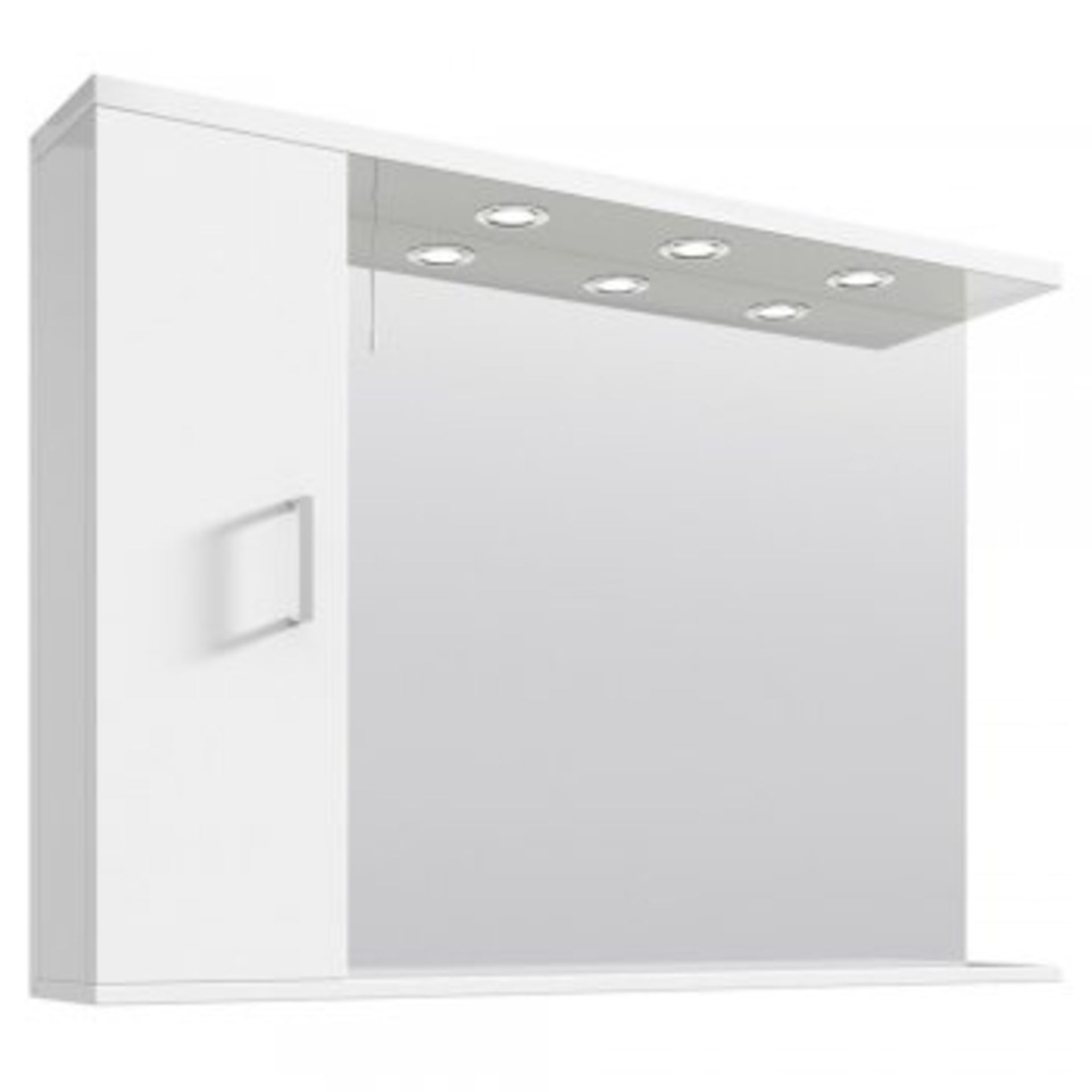 (G190) 850mm Premier Mayford Wall Hung Mirror. RRP £249.99. Add light to your room with this - Image 2 of 3