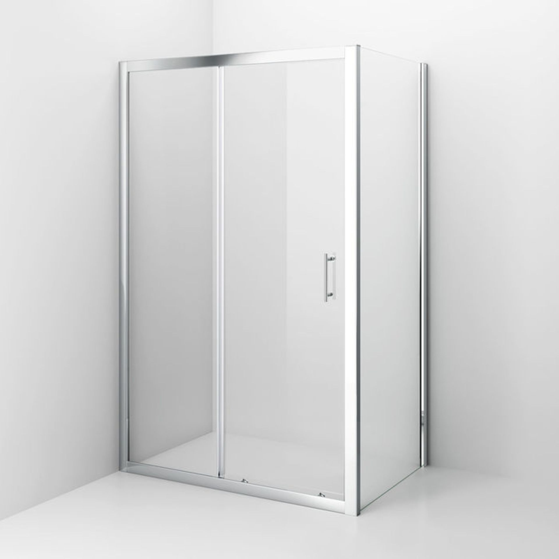(S125) 1200x760mm - 6mm - Elements Sliding Door Shower Enclosure RRP £499.99 6mm Safety Glass - Image 4 of 6
