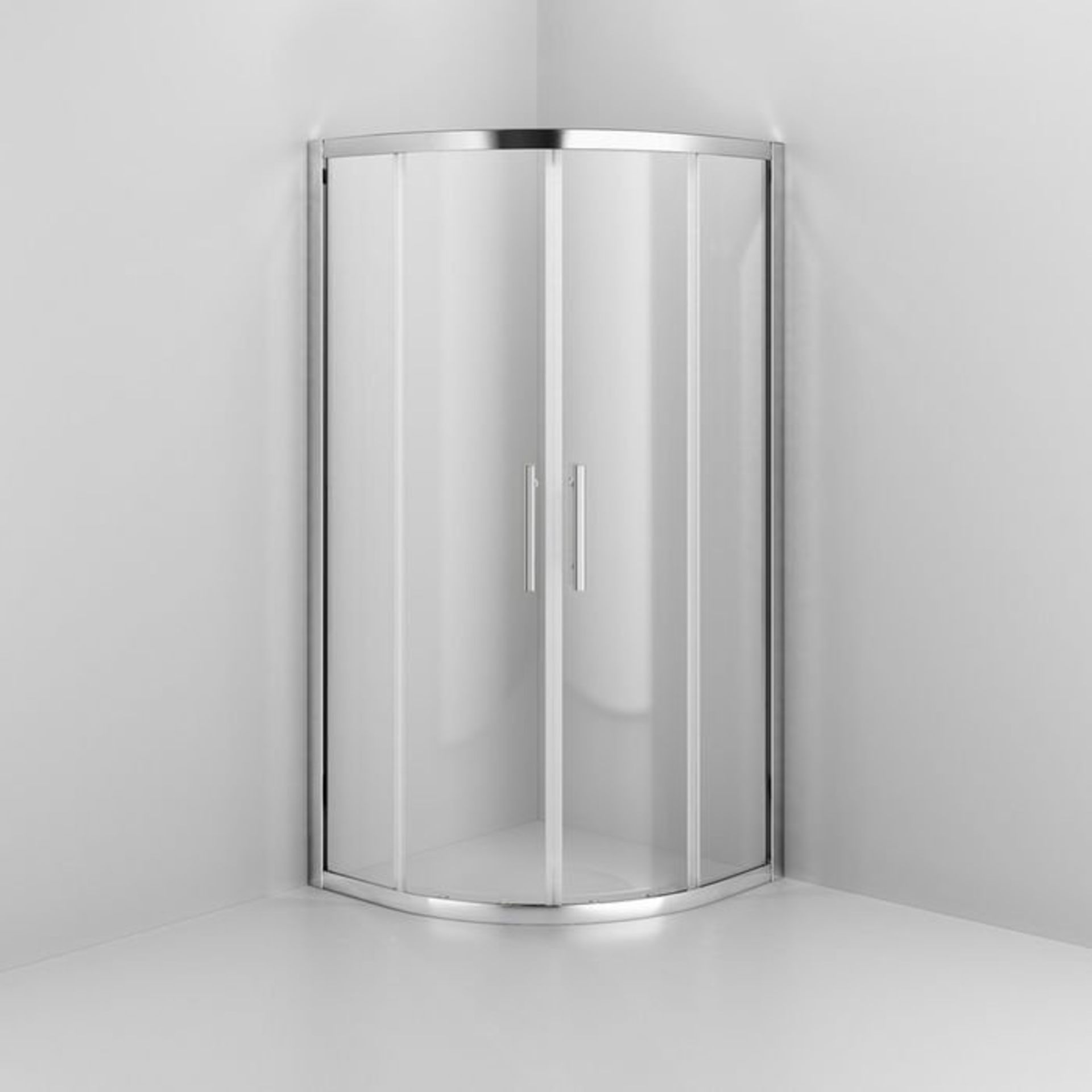 (M5) 900x900mm - 8mm - Premium EasyClean Quadrant Shower Enclosure. RRP £398.99. 8mm EasyClean glass - Image 5 of 6