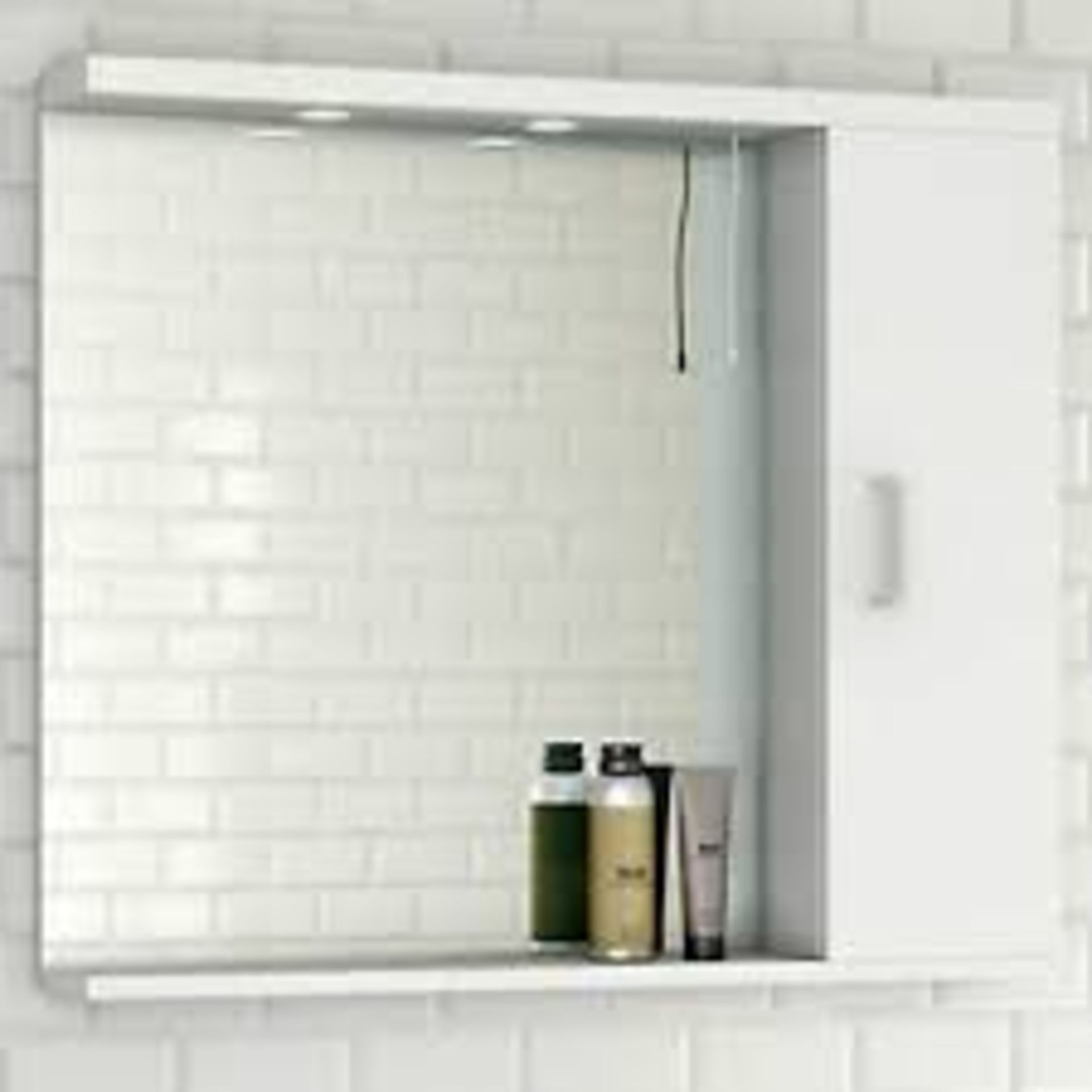 (G190) 850mm Premier Mayford Wall Hung Mirror. RRP £249.99. Add light to your room with this - Image 3 of 3