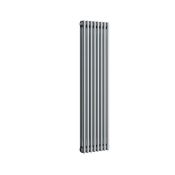 (S54) 1500x380mm Earl Grey Triple Panel Vertical Colosseum Traditional Radiator RRP £524.99 Tested