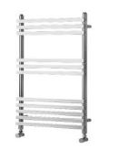 (A147) 760 x 500mm Invent Square Vertical Designer Towel Radiator - Chrome . RRP £299.99. The Invent