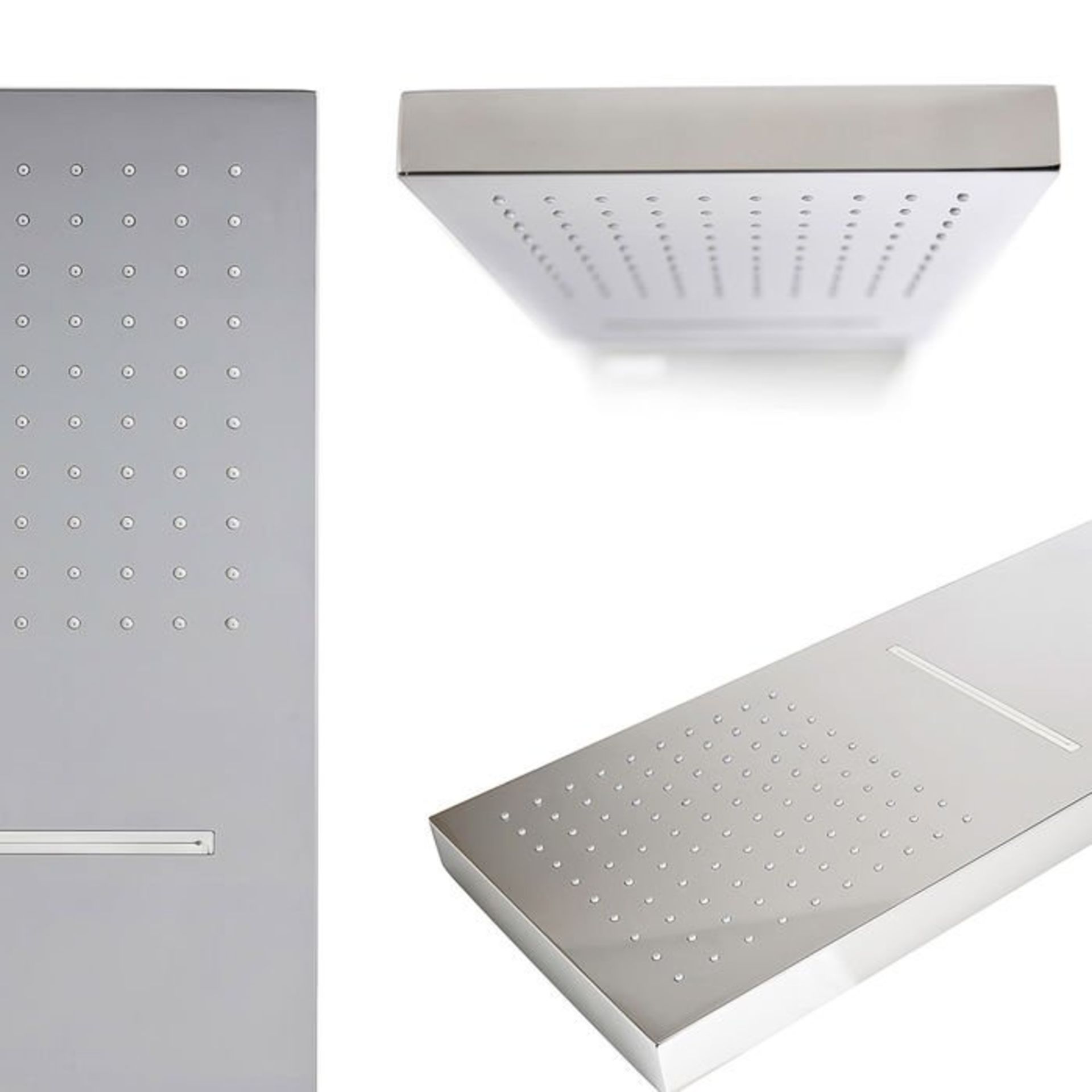 (M15) Stainless Steel 230x500mm Waterfall Shower Head. RRP £374.98. Dual function waterfall and - Image 7 of 7