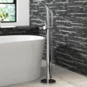 (M20) Ava Freestanding Bath Mixer Tap with Hand Held Shower Head. We love this because it has a