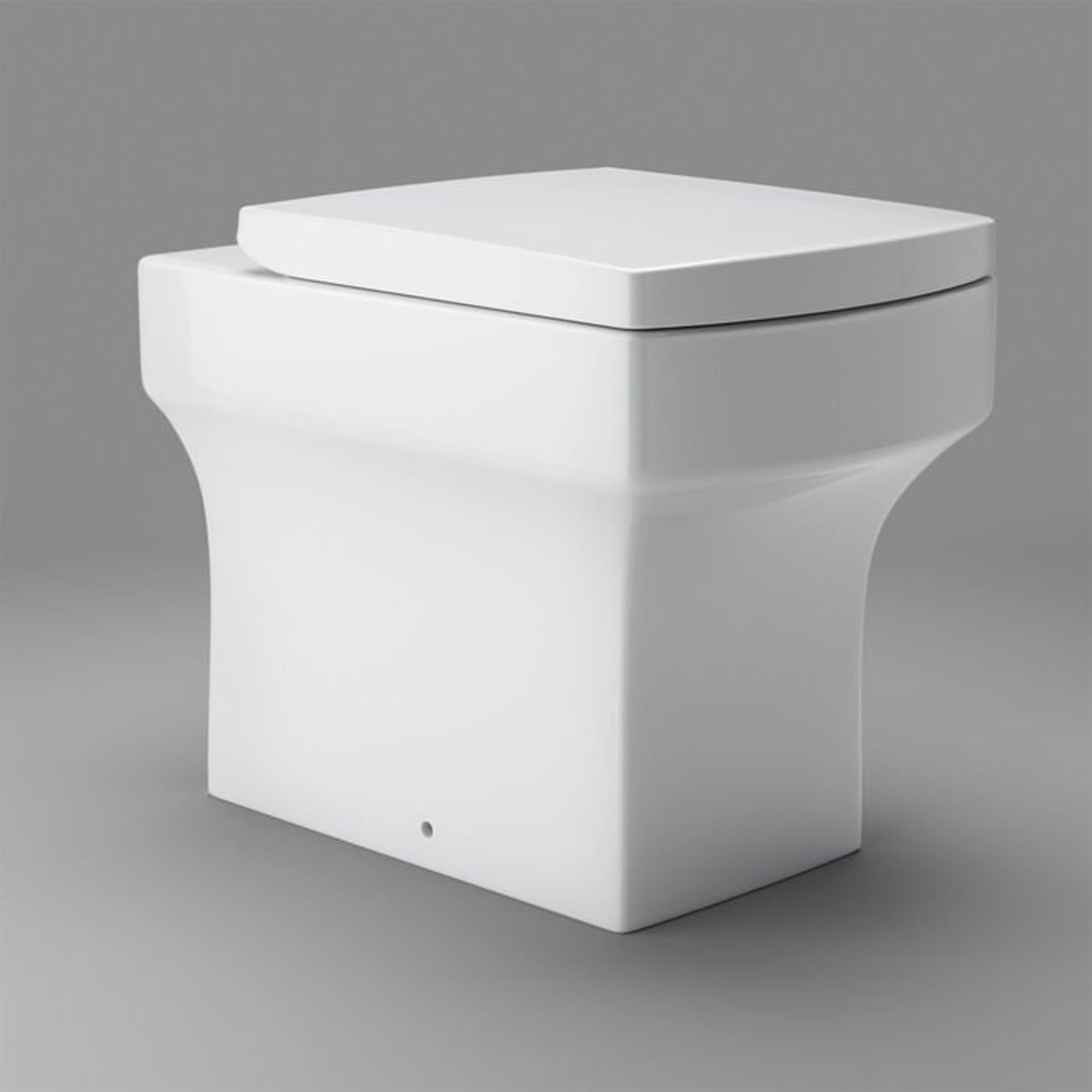 (M135) Belfort Back to Wall Toilet inc Soft Close Seat. Made from White Vitreous China Anti- - Image 3 of 3