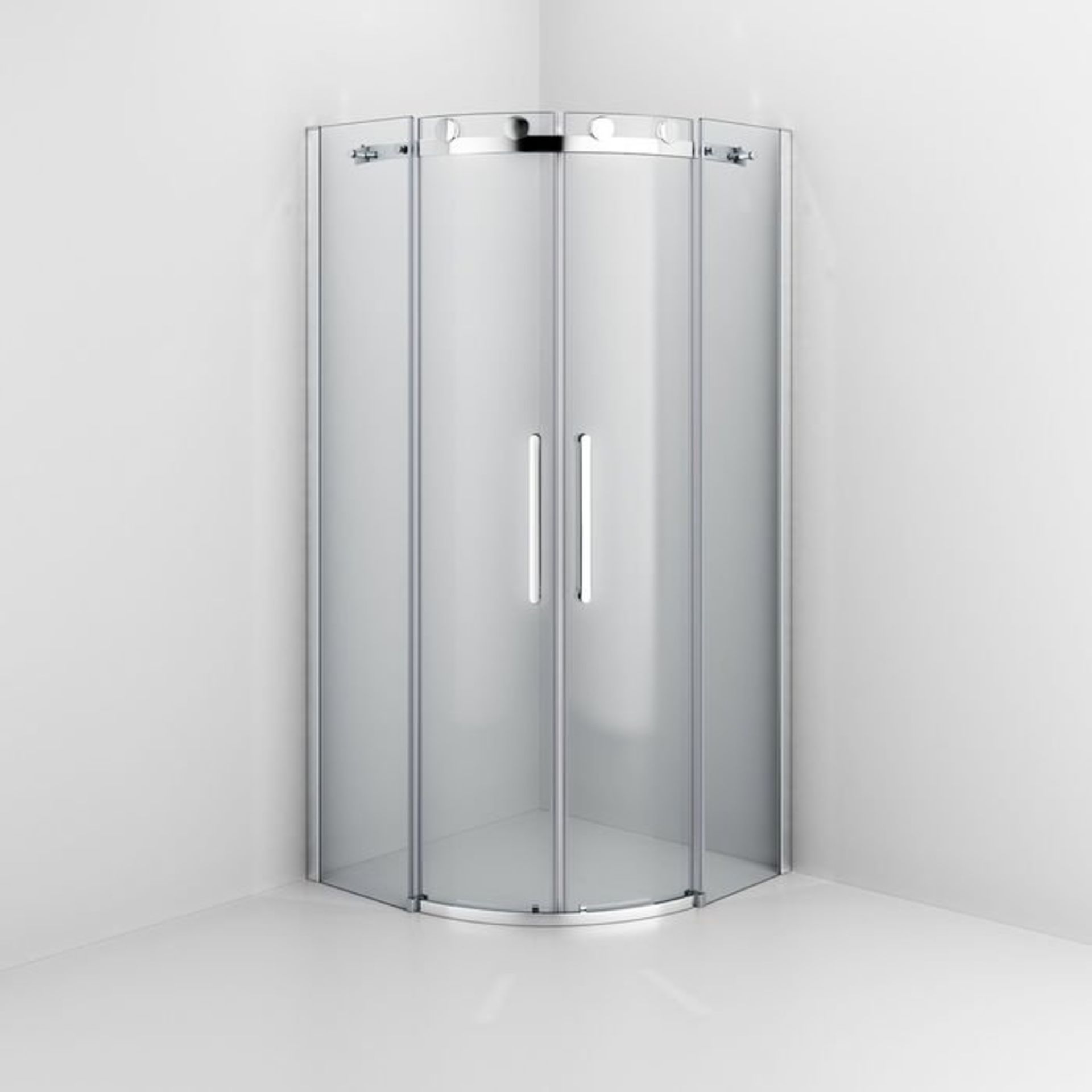 (M31) 8mm Frameless EasyClean Quadrant Shower Enclosure - 900 x 900. RRP £524.98. 8mm EasyClean - Image 4 of 5