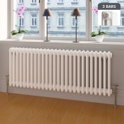 (M37) 450x1188mm White Triple Panel Horizontal Colosseum Traditional Radiator. RRP £724.98. Low