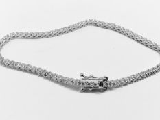 3.00ct Diamond tennis bracelet set with brilliant cut diamonds of I colour, si2 clarity. All set