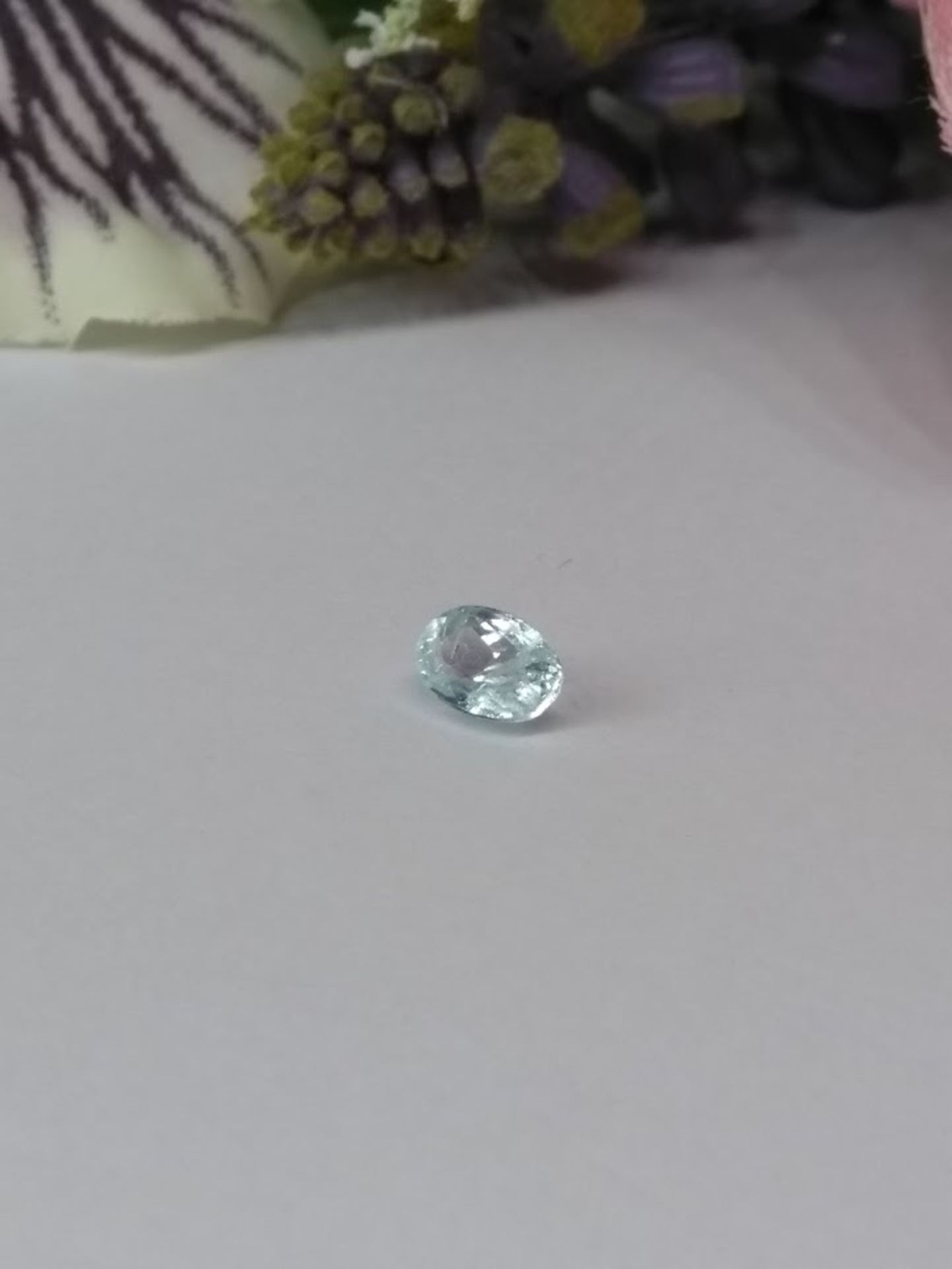 A magnificent 0.46 Cts Natural Paraiba Tourmaline - A Very rare Gemstone - VVS Clarity. - Image 2 of 3
