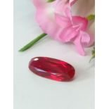 A Truly Stunning AGI Certified 15.90 Cts Ruby Investment Gemstone - VS Clarity - Stunning Red Colour