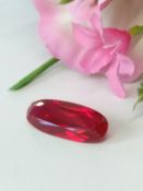 A Truly Stunning AGI Certified 15.90 Cts Ruby Investment Gemstone - VS Clarity - Stunning Red Colour