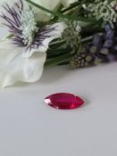 A Truly Stunning AGI Certified 7.08 Cts Ruby Investment Gemstone. - VS Clarity - Stunning Red Colour