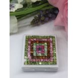 An incredible 22.30 Cts collection of Natural Tourmaline Gemstones, Square Cut - Transparent.