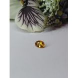 A Stunning 0.93 Cts Natural Golden Yellow Sapphire - Natural No Filling - Transparent - VS Clarity.