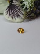 A Stunning 0.93 Cts Natural Golden Yellow Sapphire - Natural No Filling - Transparent - VS Clarity.
