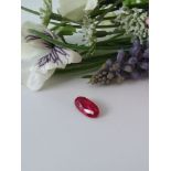 A Truly Stunning AGI Certified 5.42 Cts Ruby Investment Gemstone. - VS Clarity - Stunning Red Colour