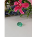 AGI certified 2.00 Cts Natural Emerald Investment Gemstone. AGI Insurance valuation £4,000.00