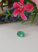 AGI certified 2.00 Cts Natural Emerald Investment Gemstone. AGI Insurance valuation £4,000.00