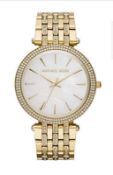 BRAND NEW LADIES MICHAEL KORS WATCH MK3219, COMPLETE WITH ORIGINAL BOX AND MANUAL - FREE P & P