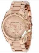 BRAND NEW LADIES MICHAEL KORS WATCH MK5263, COMPLETE WITH ORIGINAL BOX AND MANUAL - FREE P & P