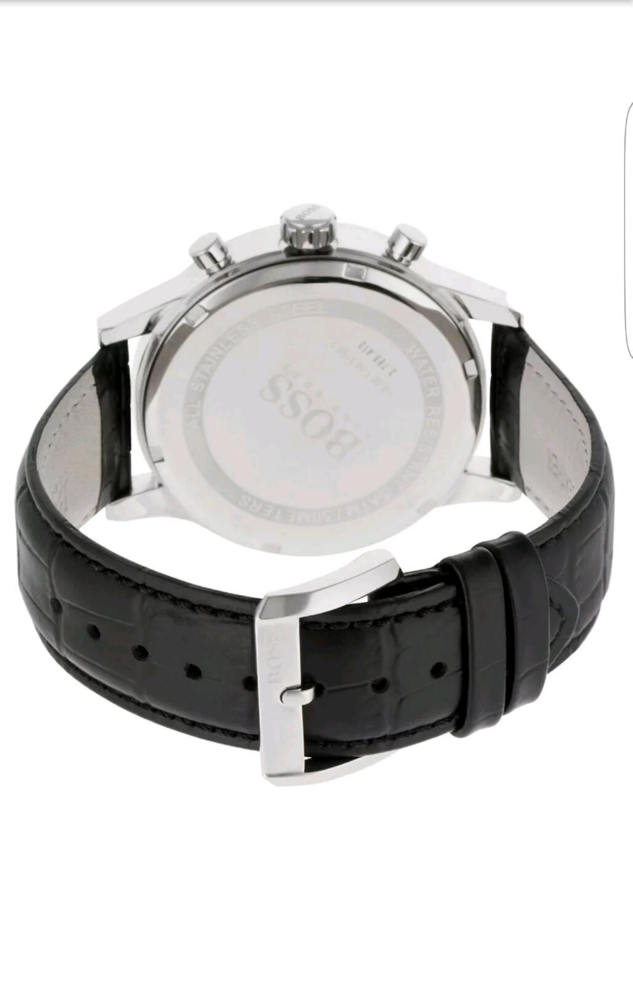 BRAND NEW GENTS HUGO BOSS WATCH 1512448, COMPLETE WITH ORIGINAL PACKAGING AND MANUAL - FREE P & P - Bild 2 aus 2