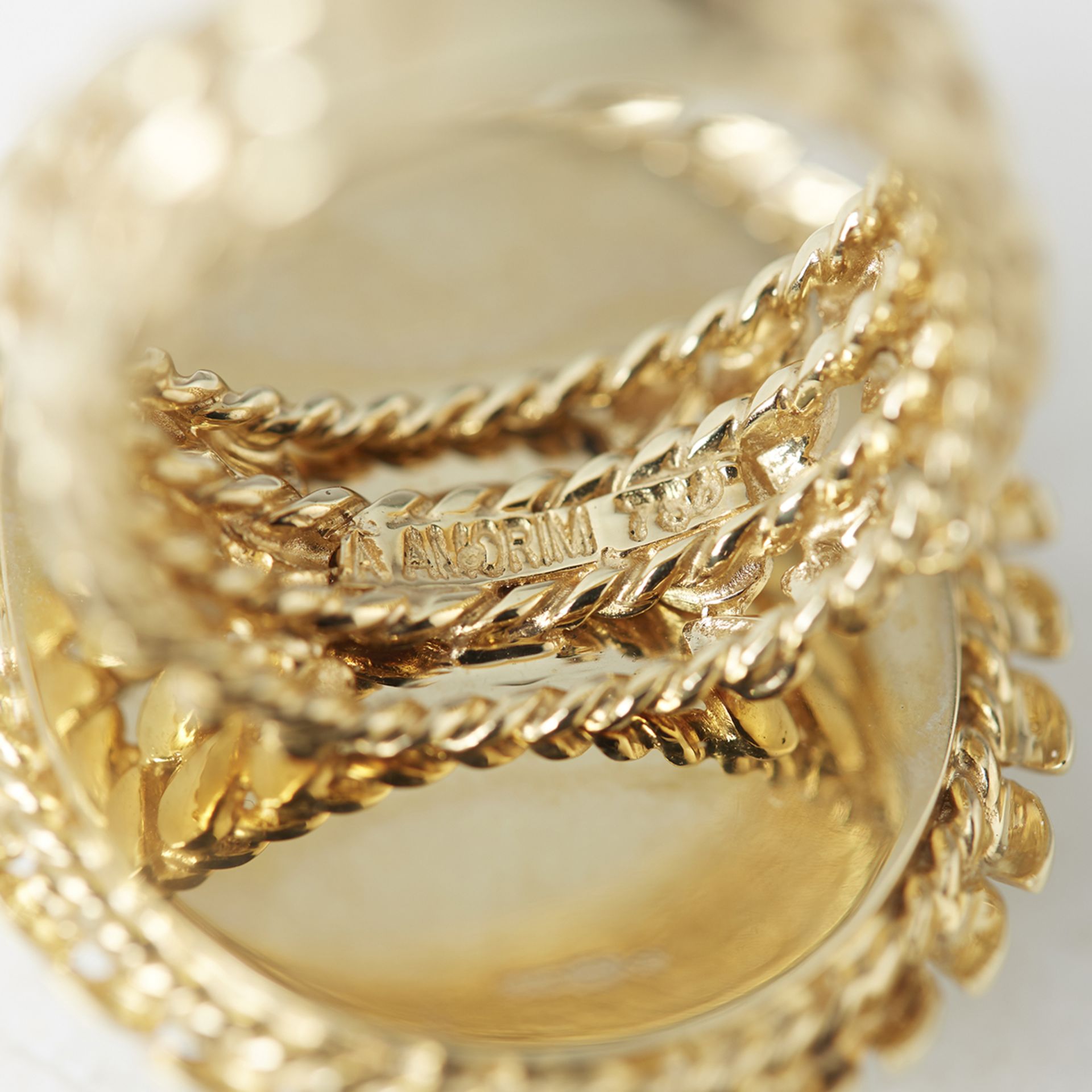 Carla Amorim 18k Yellow Gold Cabochon Aquamarine Ring - Image 6 of 7