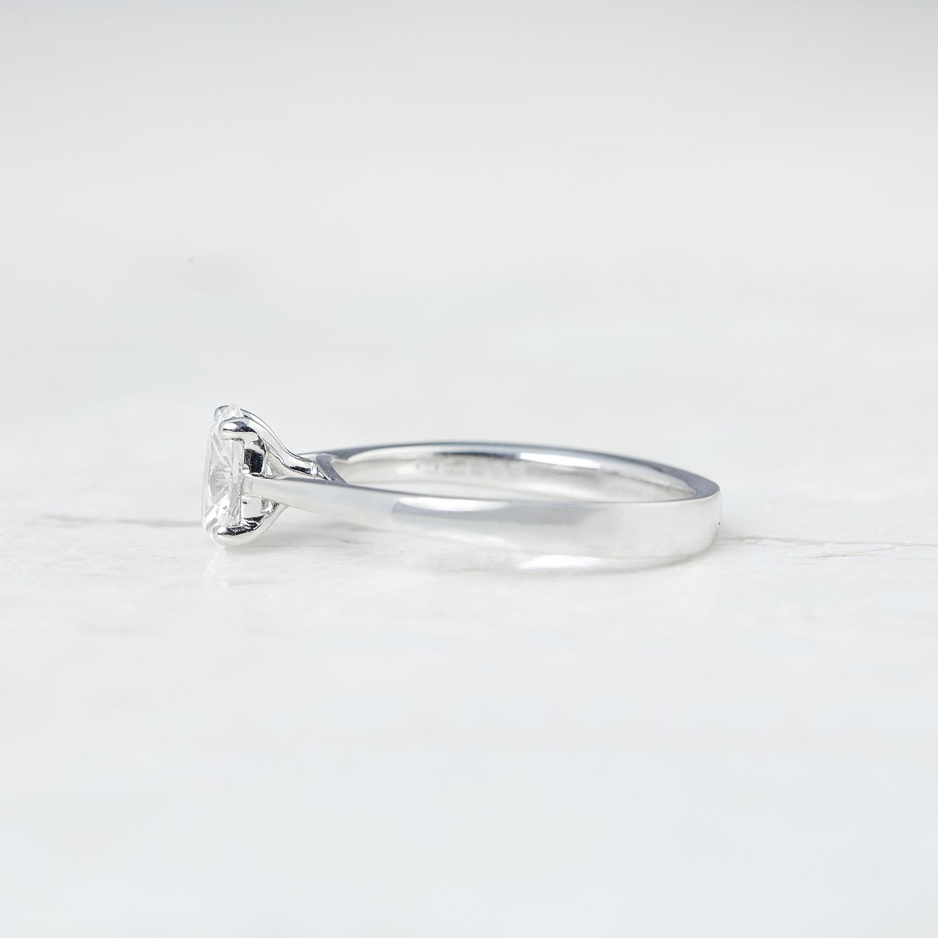 Mappin & Webb Platinum Oval Brilliant Cut 0.77ct Diamond Ring - Image 3 of 6