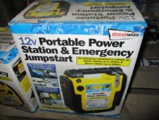 12V Boxed portable power station rrp £79.99