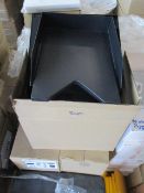30pcs brand new factory sealed black office desk stacking trays