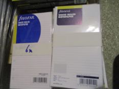 6 packs Filofax note paper brand new factory sealed