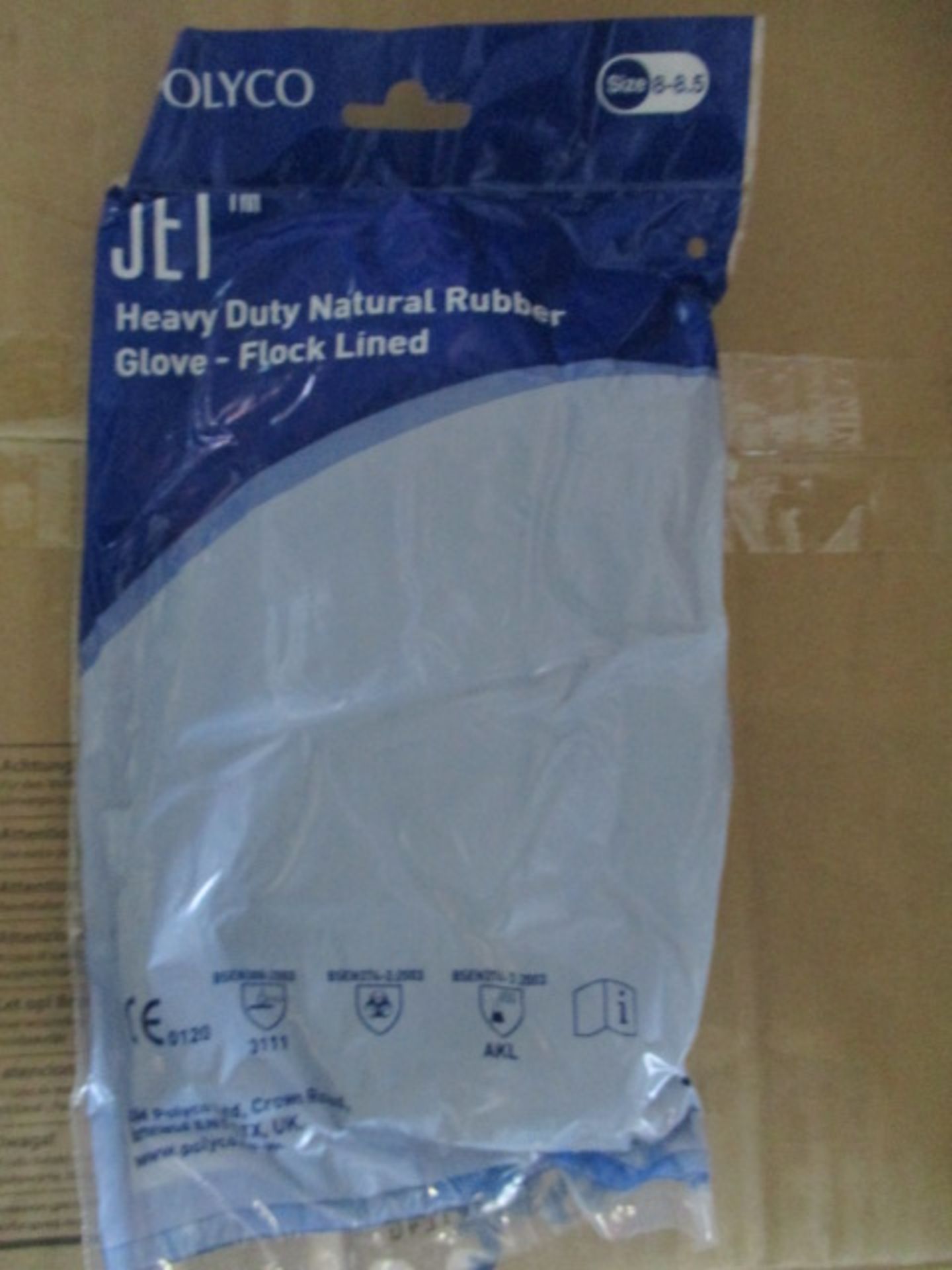 48. packs ( pairs ) Brand new Factory Sealed Polyco Jet workglove Heavy Duty Lined - Image 2 of 2